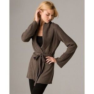 AQUA Cashmere Cardigan